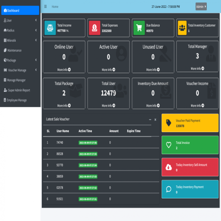 Somahat ISP & Invetory Laravel Software